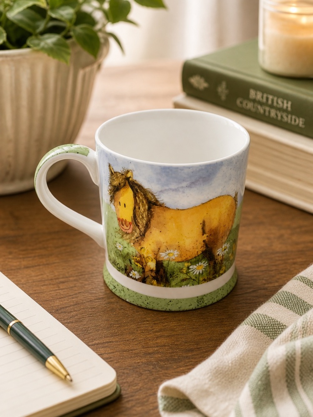 Queens by Churchill Alex Clark Meadow Pony Mug Bone China Horse